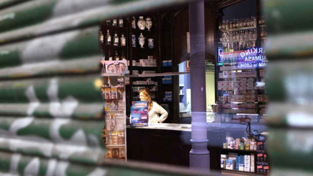 Imagen de una farmacia en Barcelona