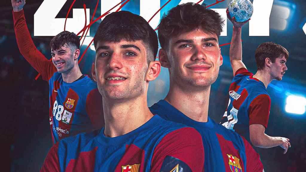 El Barça de balonmano anuncia la renovación de Petar y Djordje Cikusa hasta junio de 2027