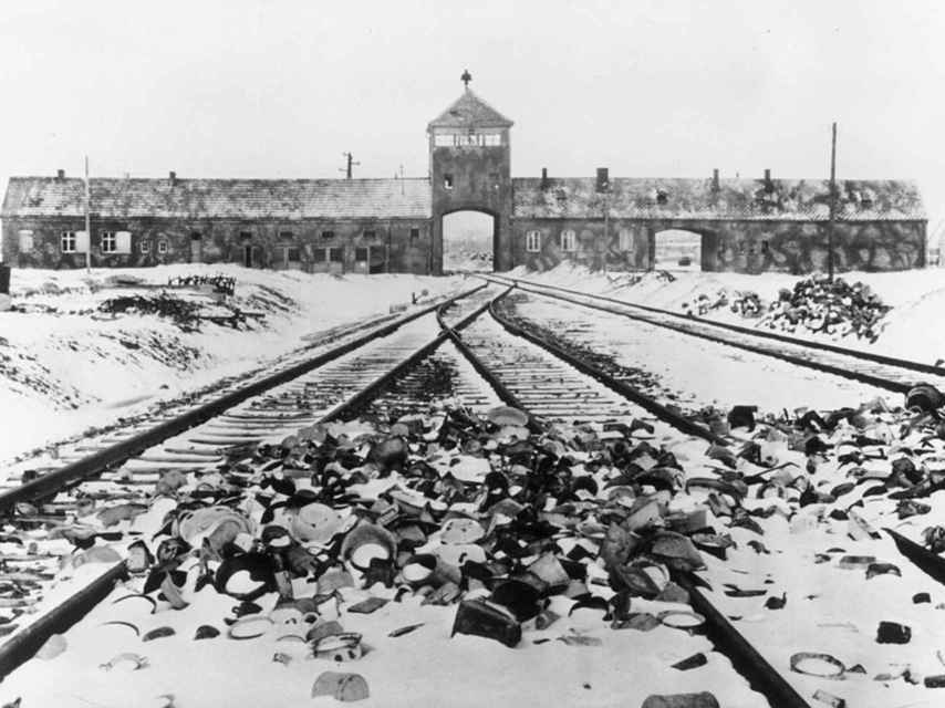 Vista general del campo de Auschwitz