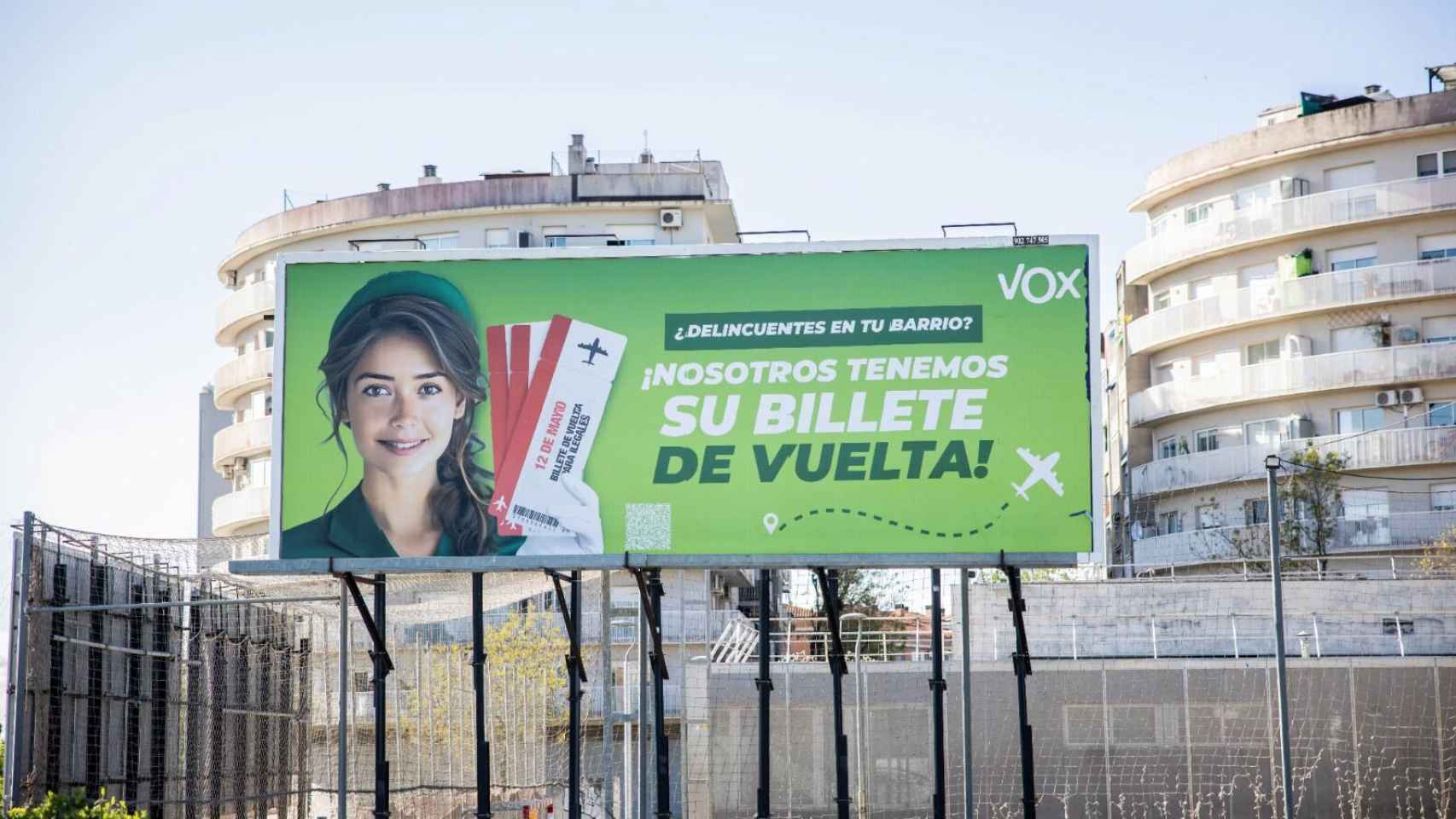 La campaña publicitaria de Vox en Terrassa