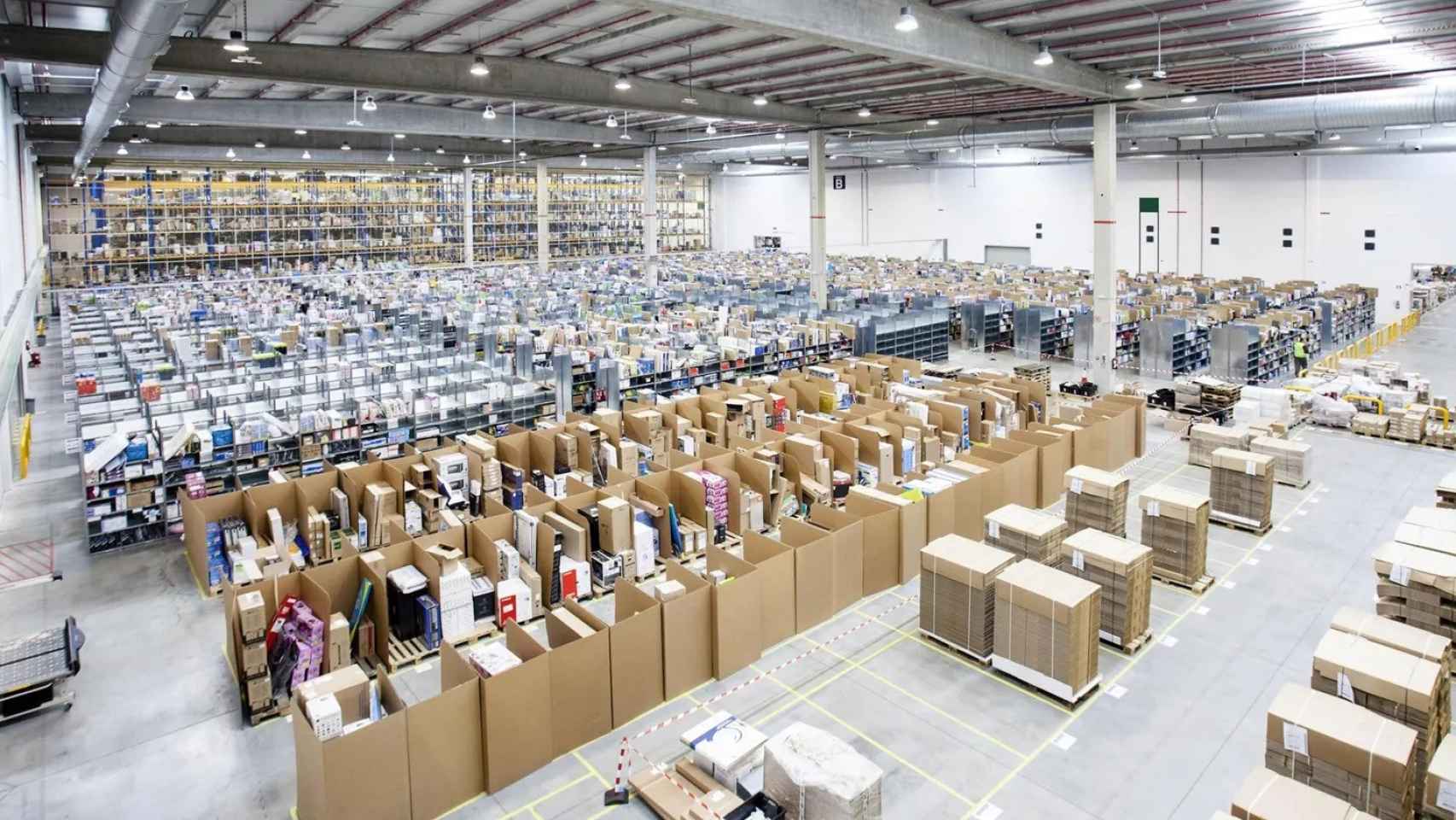 El centro logístico de Amazon en Alcalá de Henares