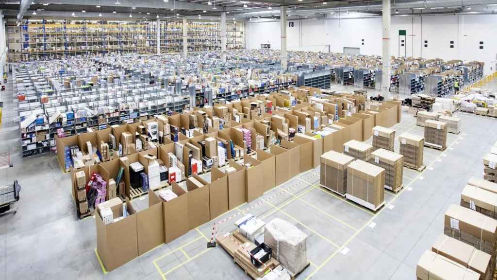 El centro logístico de Amazon en Alcalá de Henares