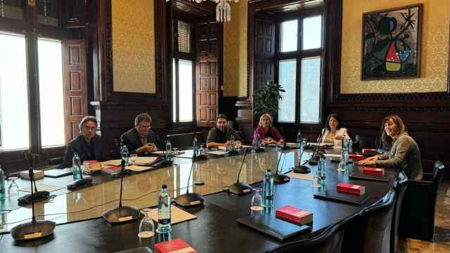 Reunión de la Mesa de la Diputación Permanente del Parlament de Catalunya de este martes 16 de abril