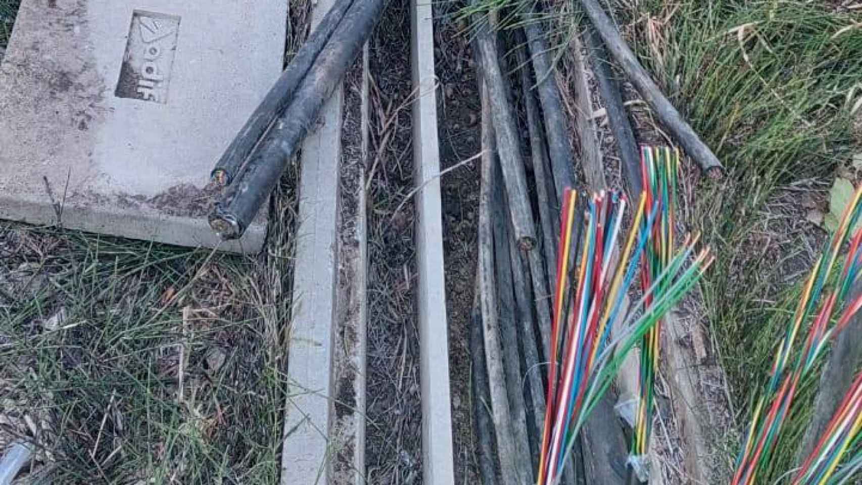 Robo de cable entre Vilamalla i St. Miquel de Fluvià