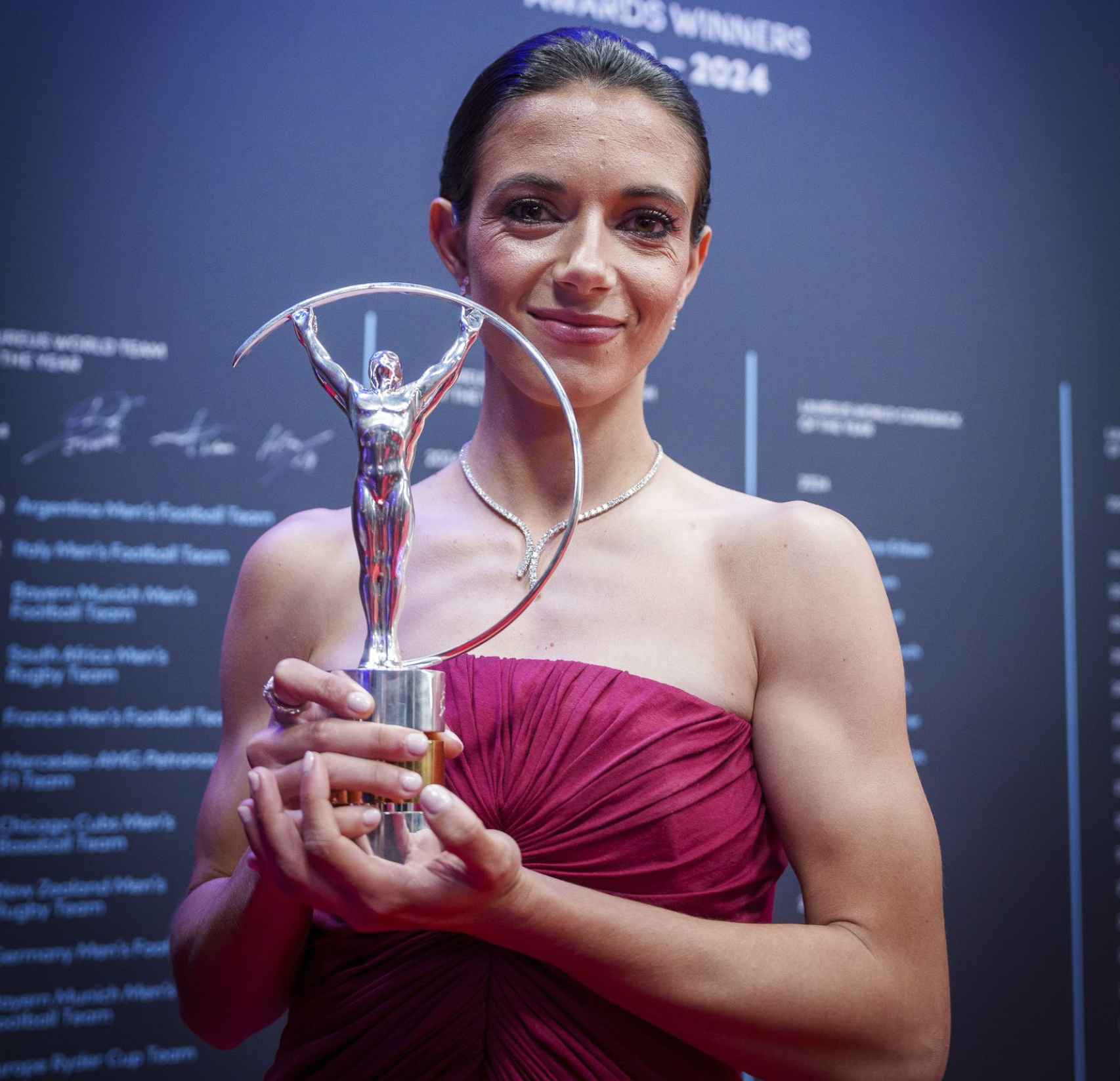 Aitana Bonmatí recibe el Premio Laureus a mejor deportista del año