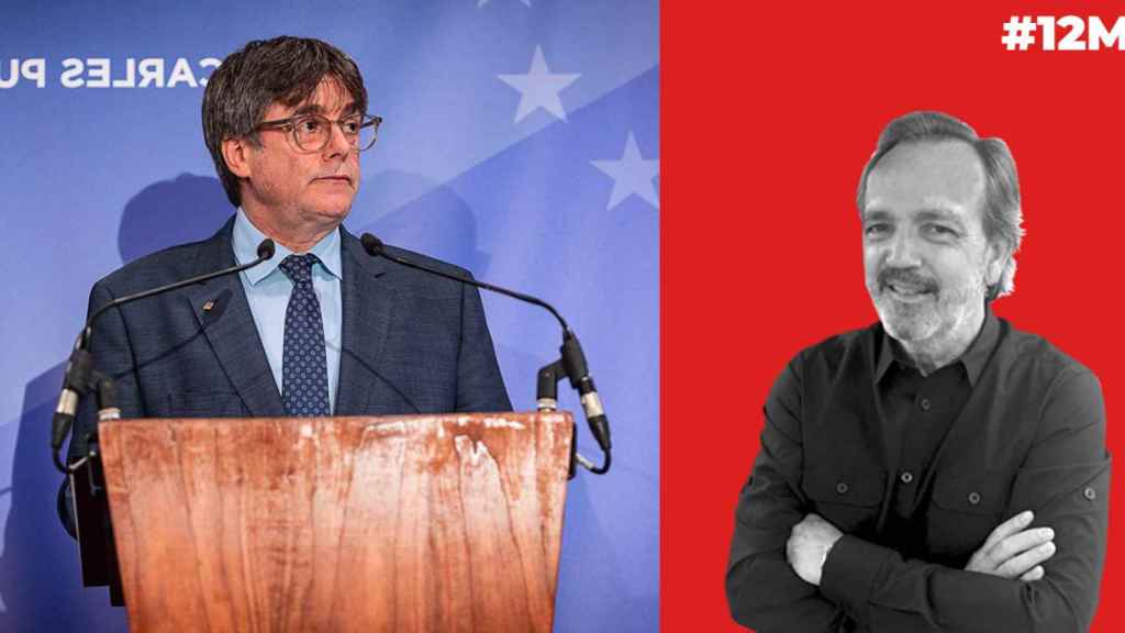 El candidato de Junts al 12M, Carles Puigdemont, por Joaquín Romero