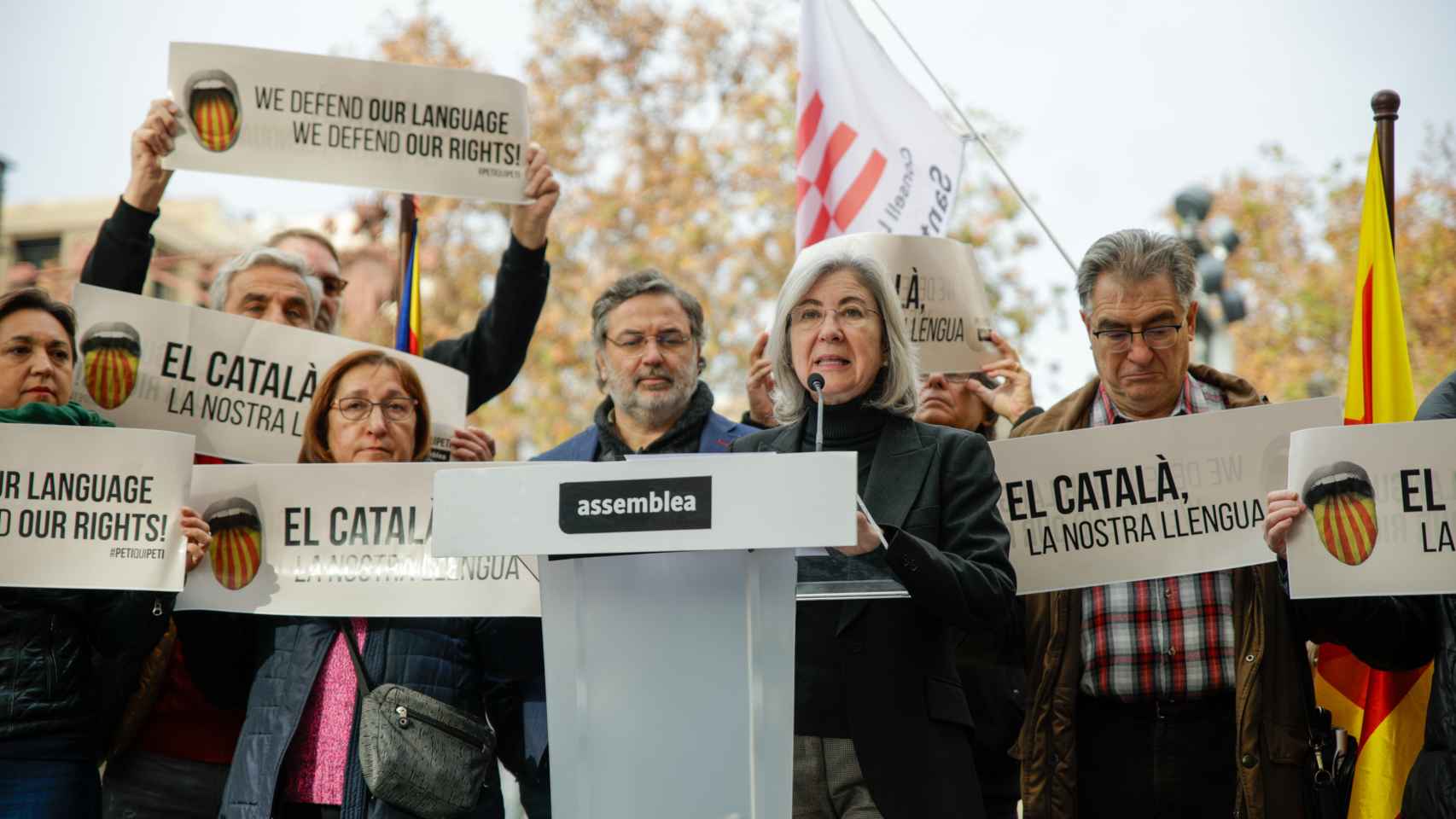 La presidenta de la Assemblea Nacional Catalana, Dolors Feliu