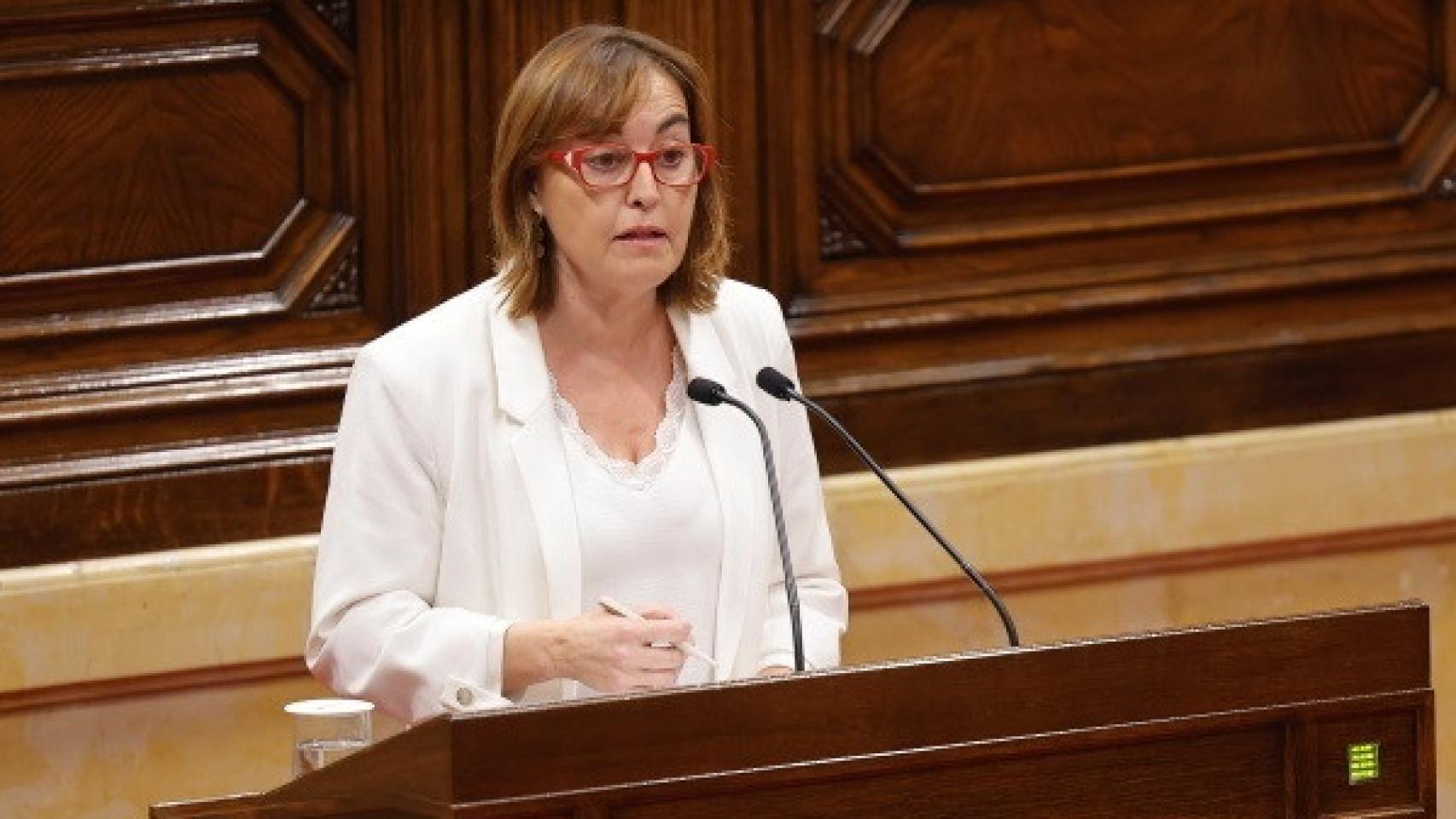 La diputada de PSC-Units en el Parlament Sílvia Paneque