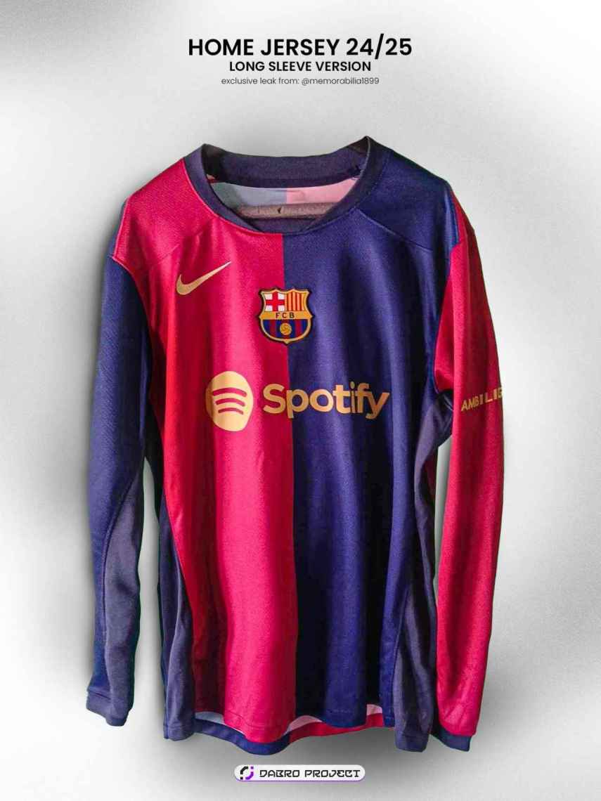La camiseta manga del Barça para la temporada 2024-25