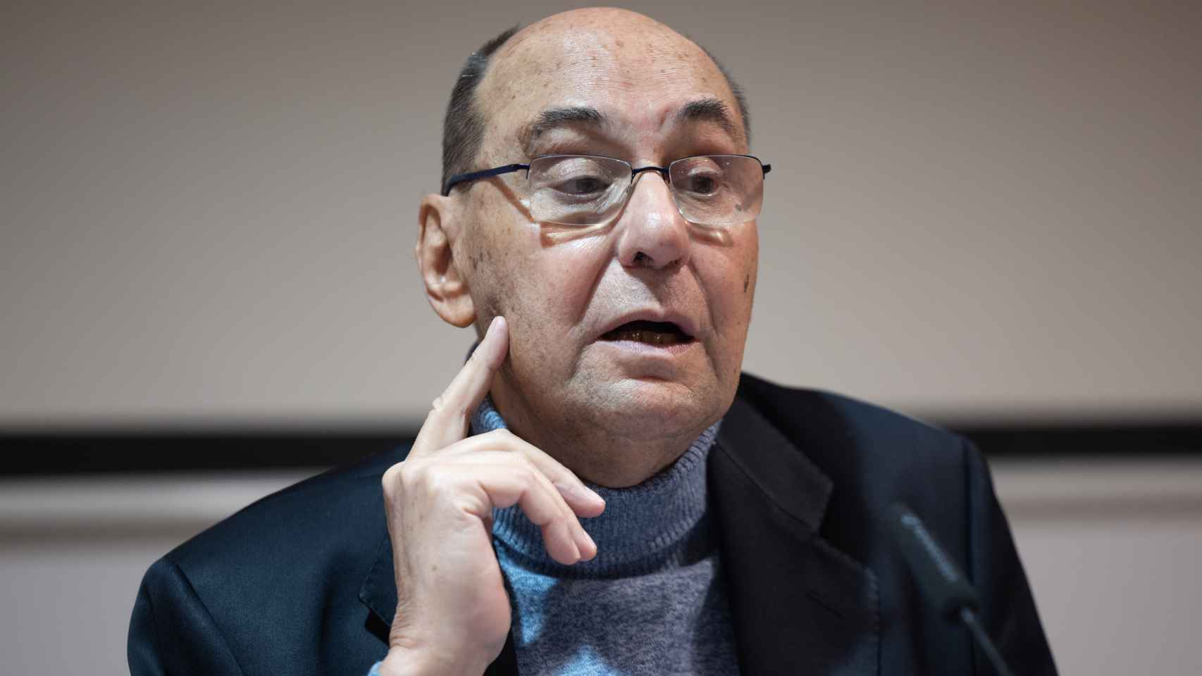 Alejo Vidal-Quadras, en una rueda de prensa