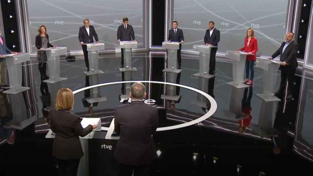 El debate de las elecciones de Cataluña del 12M