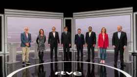 Los candidatos a las elecciones del 12M en el debate de RTVE