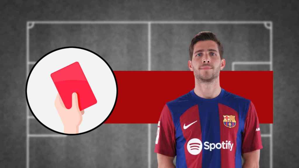 Tarjeta roja: Sergi Roberto