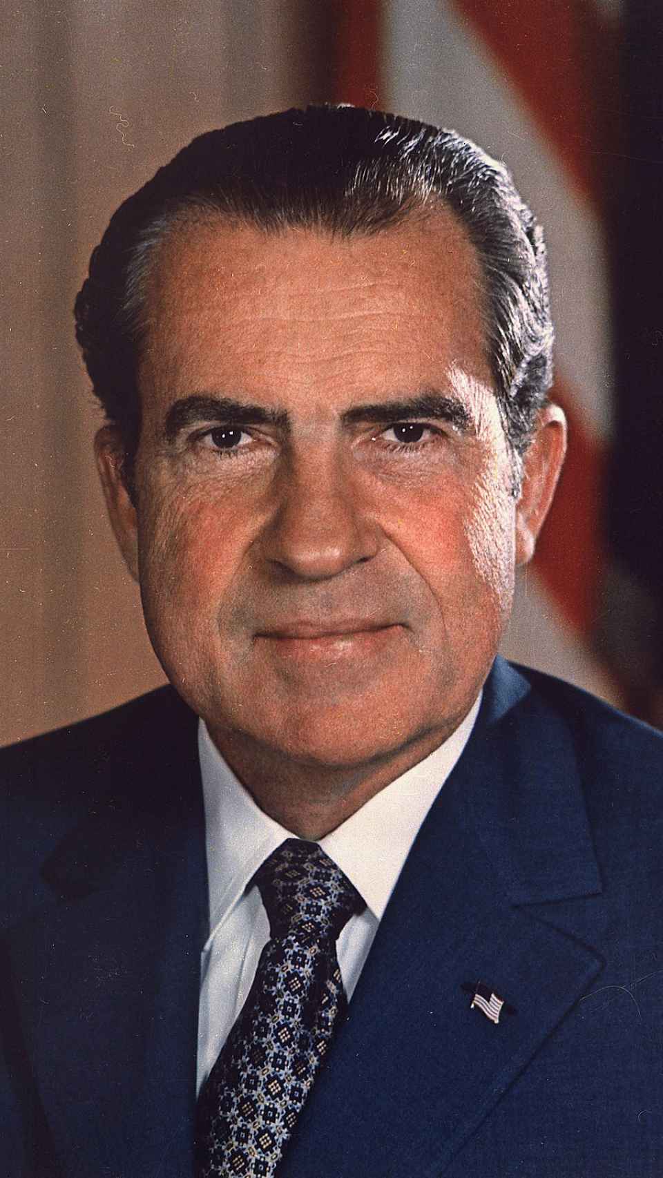 El presidente americano Richard Nixon