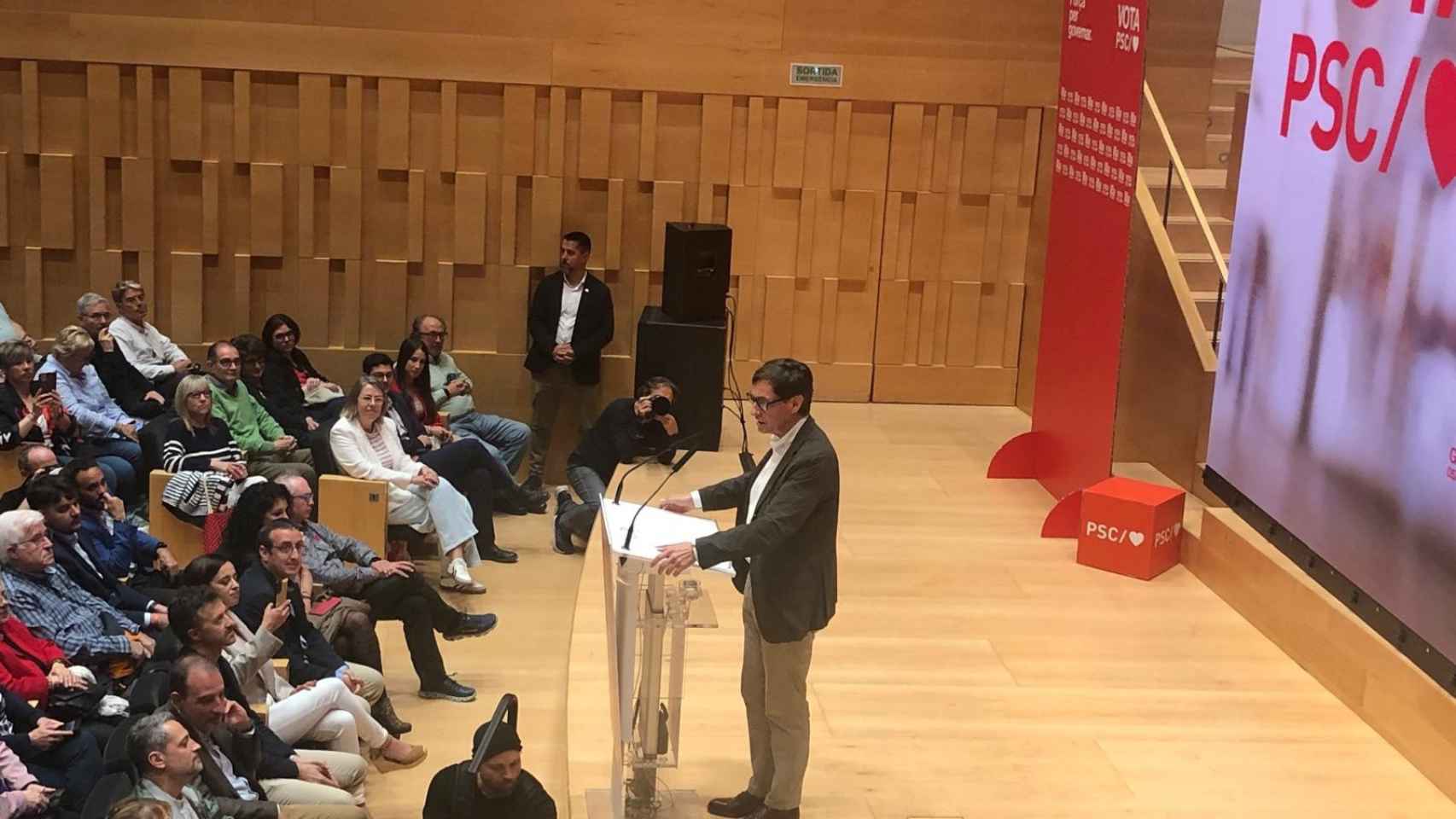 Salvador Illa, primer secretario del PSC y candidato a la presidencia de la Generalitat / EP