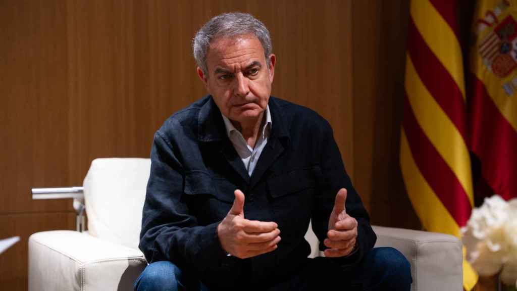 Imágenes del ex-presidente del gobierno José Luis Rodriguez Zapatero, en una entrevista con Crónica Global