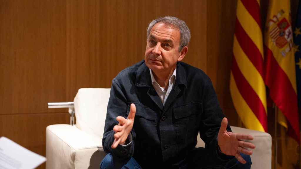 Imágenes del ex-presidente del gobierno José Luis Rodriguez Zapatero, en una entrevista con Crónica Global