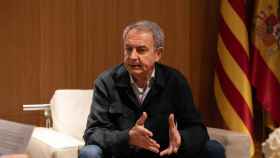 Imágenes del ex-presidente del gobierno José Luis Rodriguez Zapatero, en una entrevista con Crónica Global