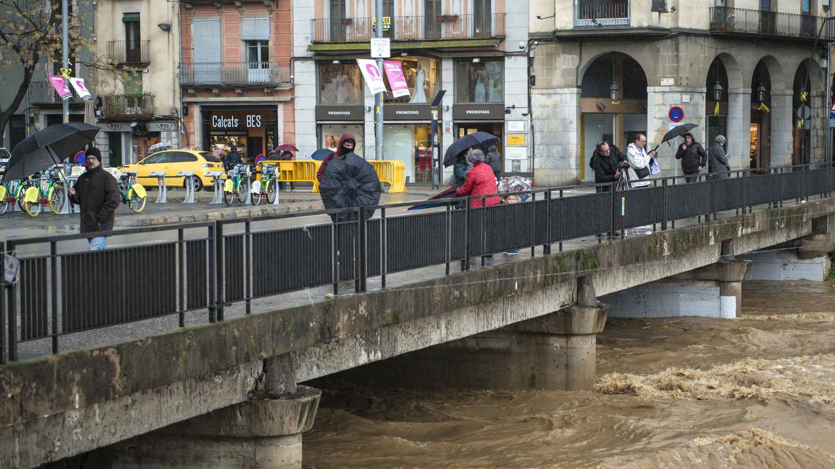 Lluvia en Girona