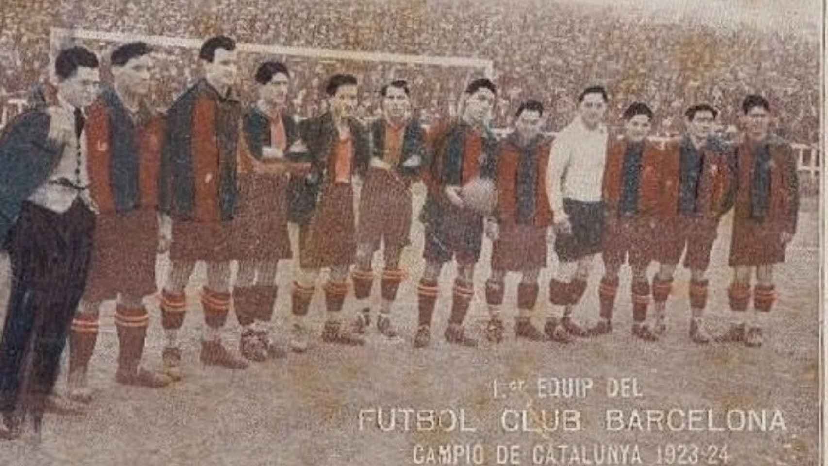 El Barça campeón de la temporada 1923-24