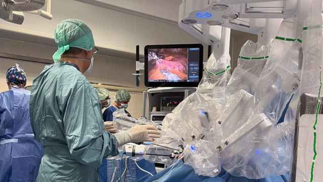 Imagen de una cirugía en el Hospital Germans Trias i Pujol, Can Ruti