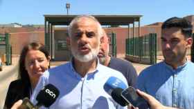 Carlos Carrizosa atiende a los medios de comunicación a las puertas del Centro Penitenciario de Lledoners