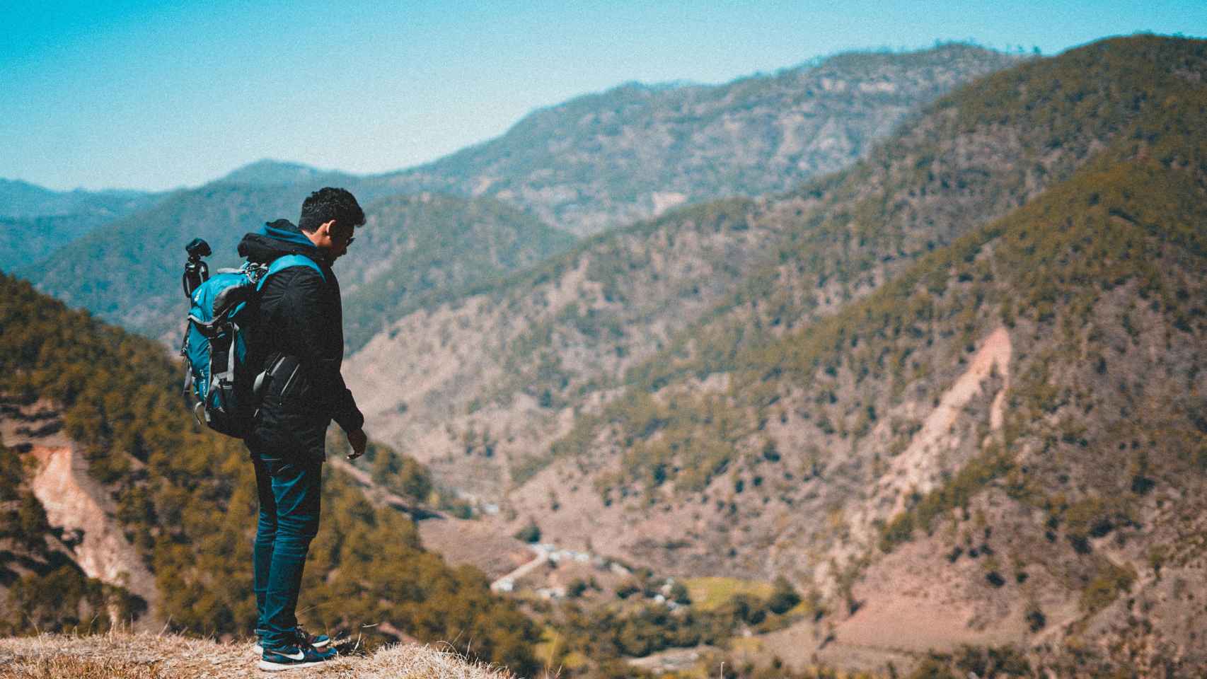 Hombre en la montaña