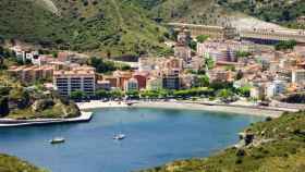 Vista panorámica de Portbou