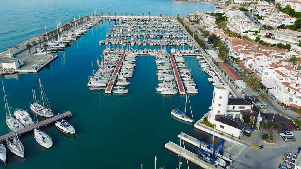 Imagen del Puerto de Aiguadolç, en Sitges