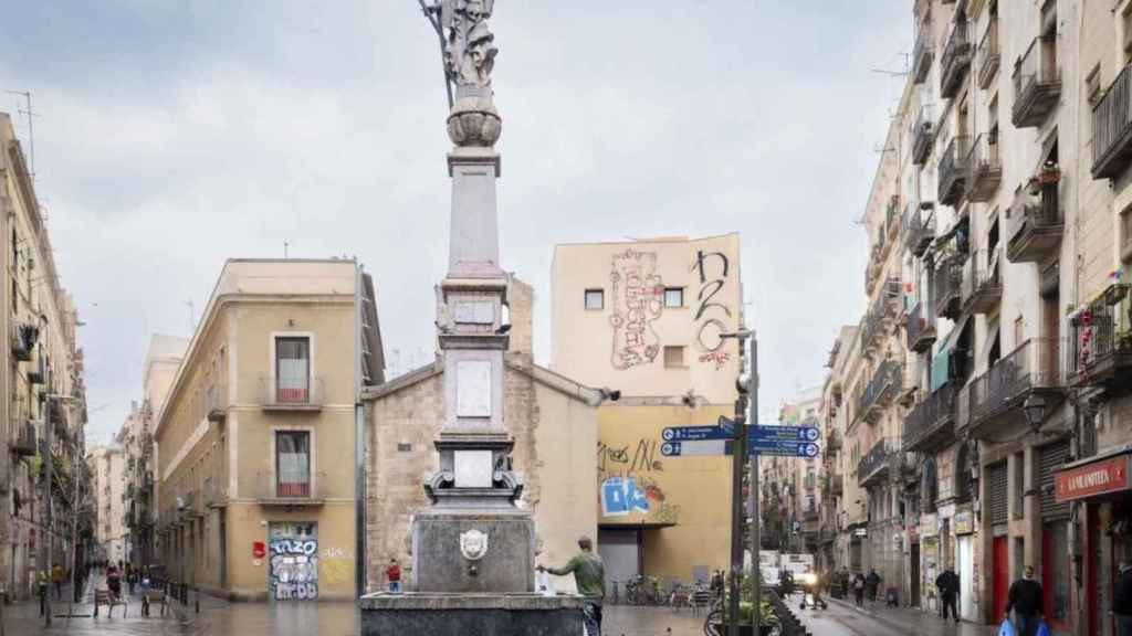 Plaza Pedró, en el Raval