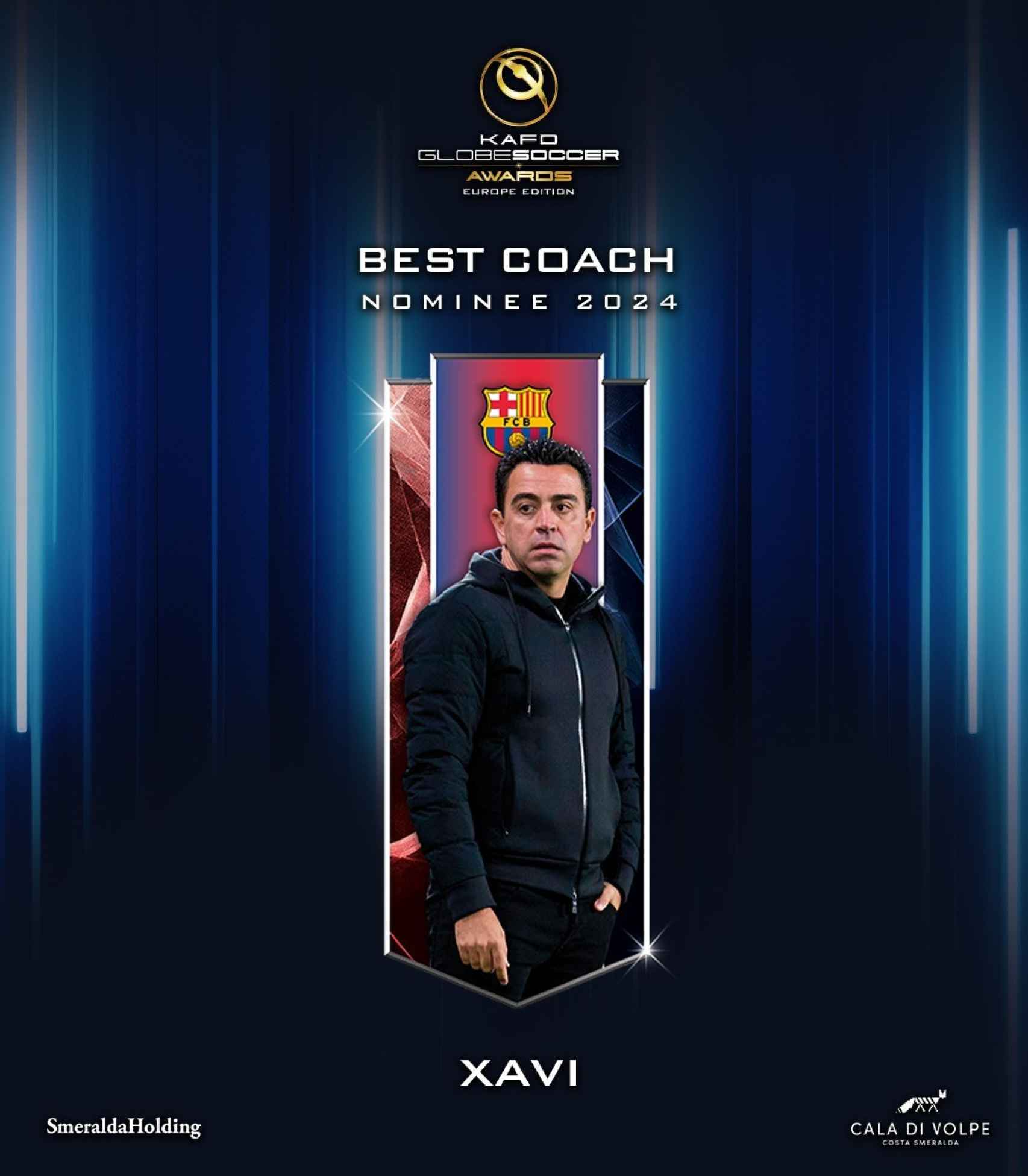 Xavi Hernández, nominado a entrenador del año 2024