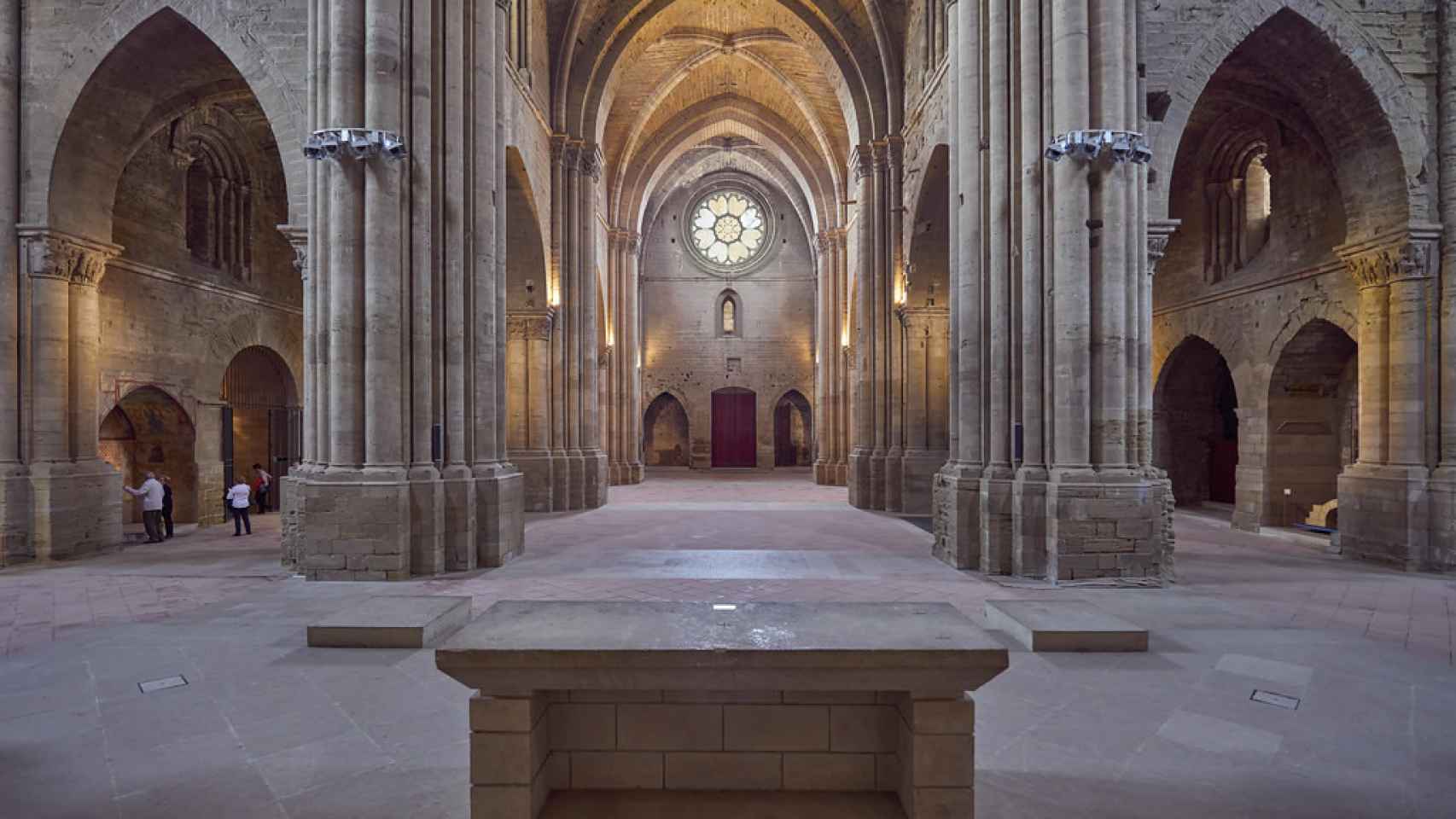 Interior de la Seu Vella de Lleida