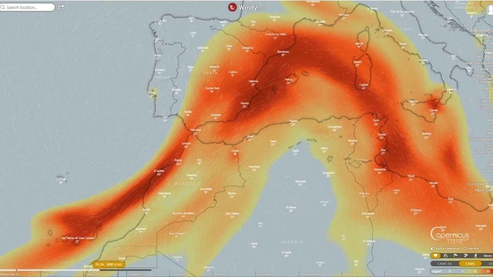 El dióxido de azufre cae de forma histórica: así repercute en el área de Barcelona