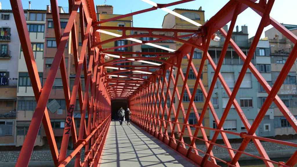 Puente de les Peixeteries Velles en Girona