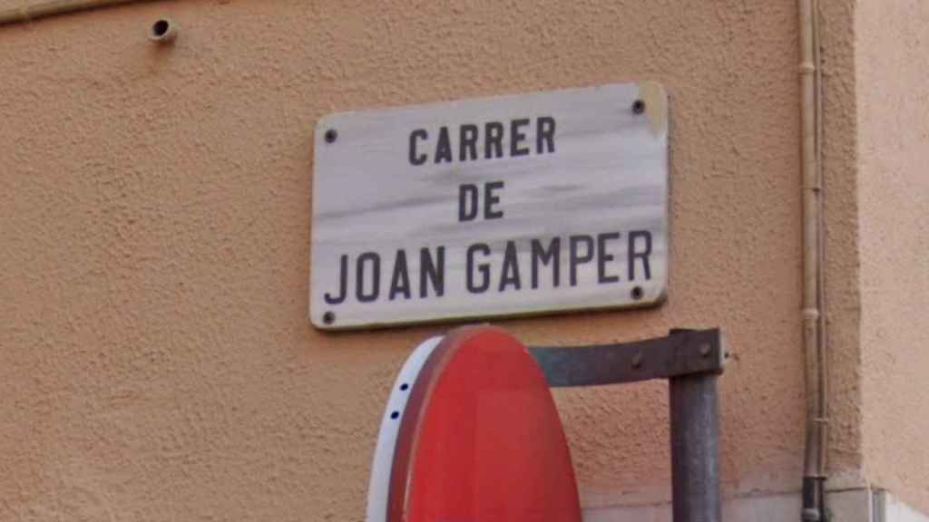 Calle Joan Gamper, en Barcelona