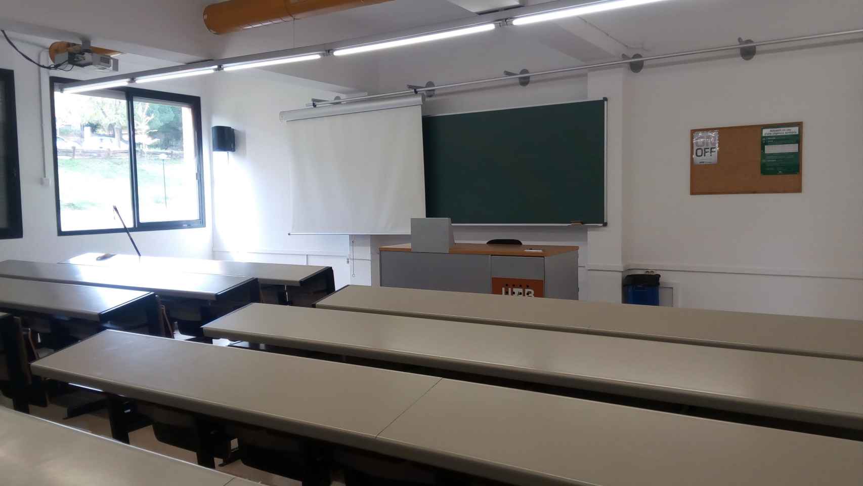 Aula en la UAB