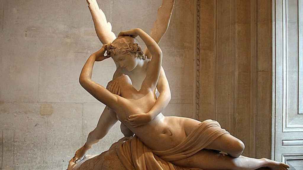 El amor de Psique o El beso, escultura de Antonio Canova