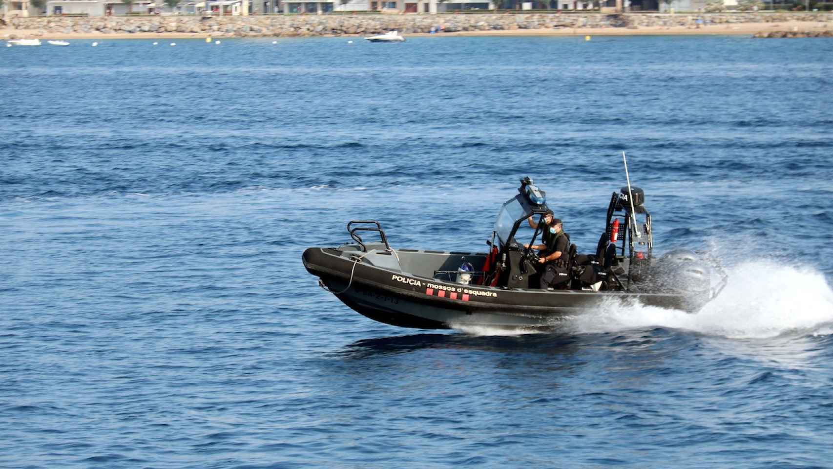 La Policía Marítima de los Mossos d'Esquadra