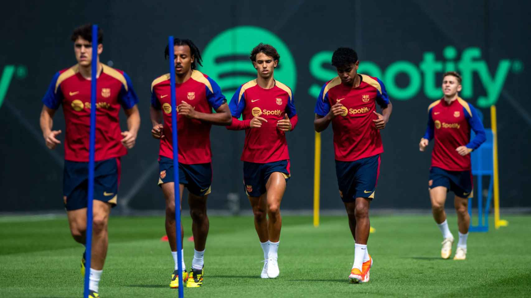 Los futbolistas del Barça se preparan partido contra el Rayo Vallecano