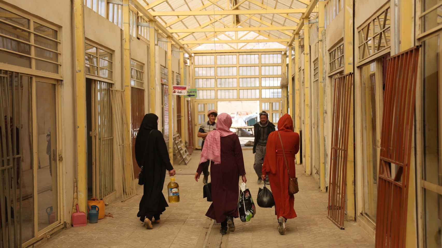 Un mercado de la ciudad de Bamiyán, donde ha ocurrido el atentado