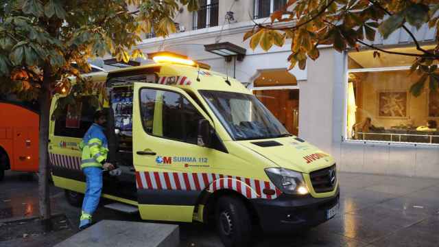 Imagen de una ambulancia del Summa 112 de Madrid
