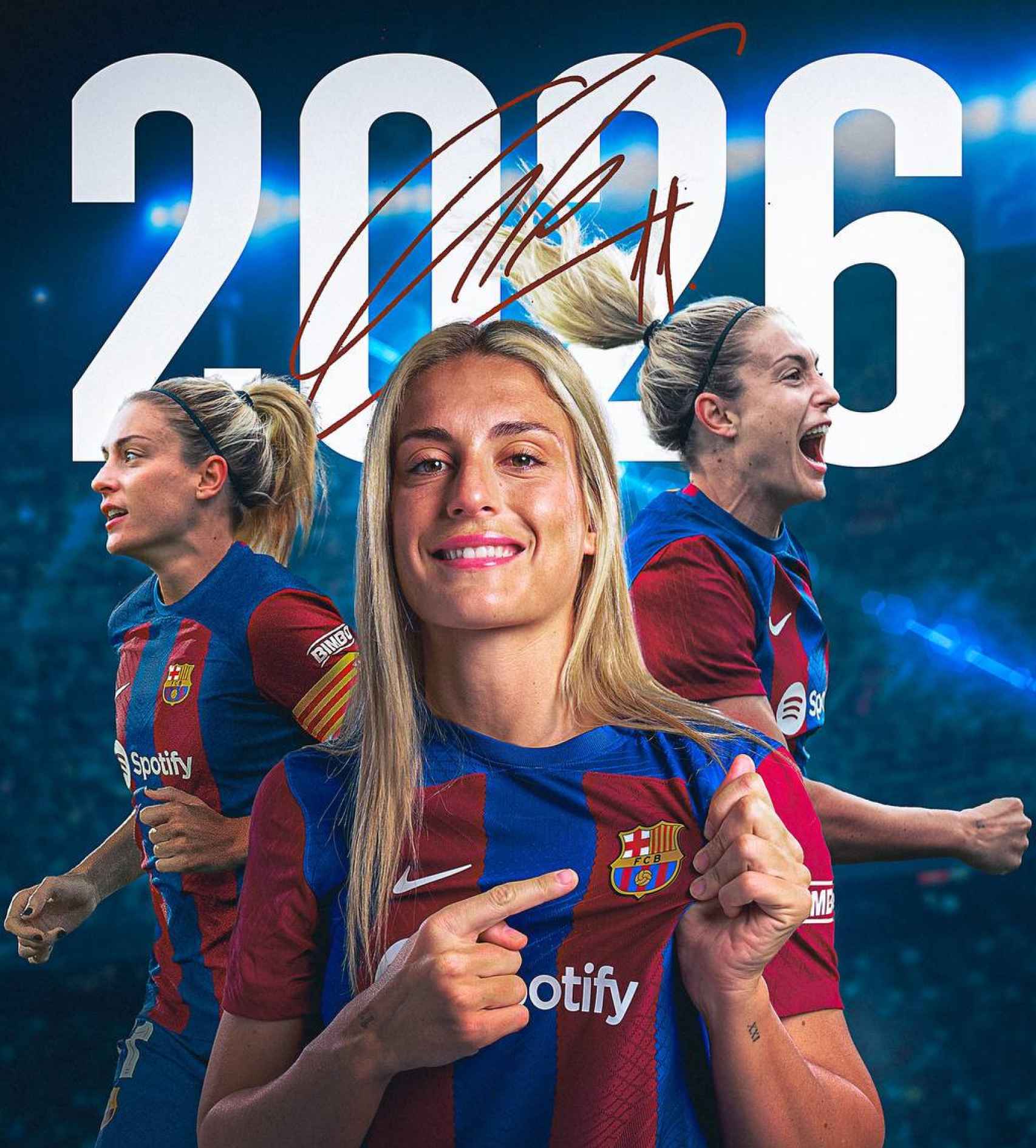 Alexia Putellas renueva con el Barça hasta 2026
