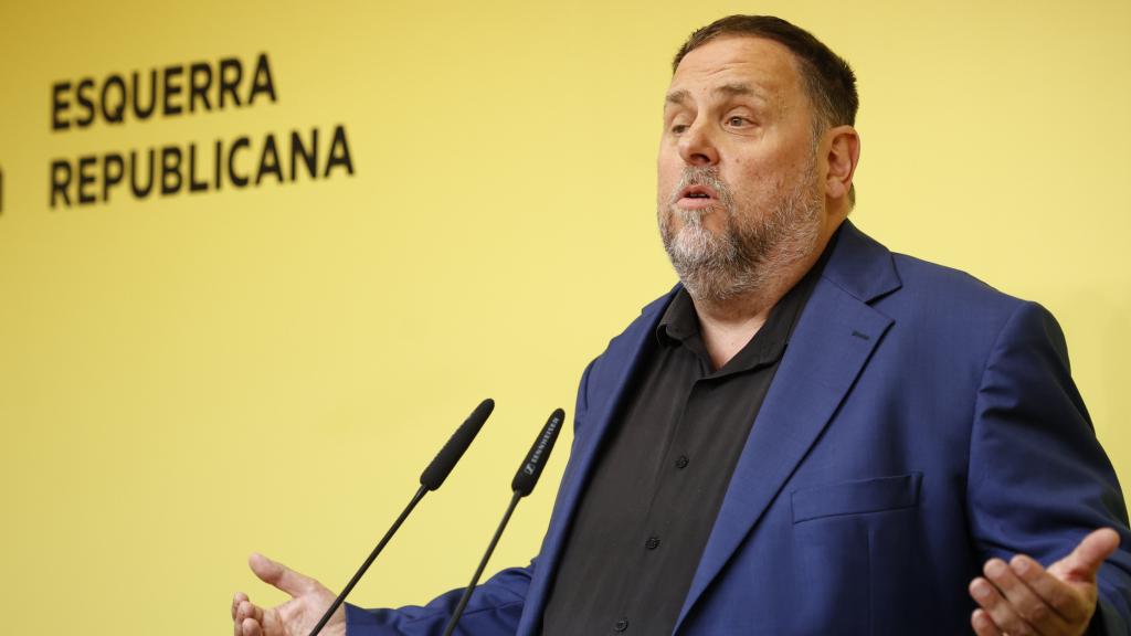 El presidente de ERC, Oriol Junqueras