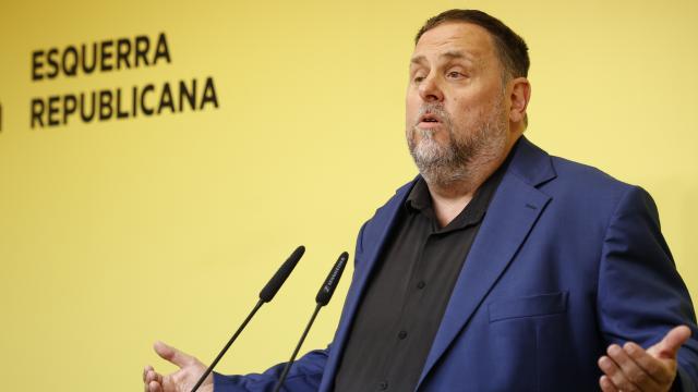 El presidente de ERC, Oriol Junqueras