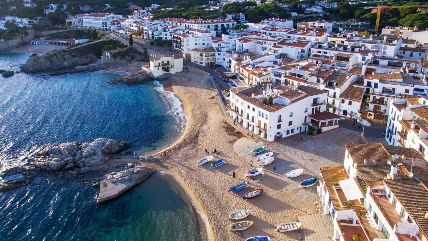 Vista aérea de Calella de Palafrugell