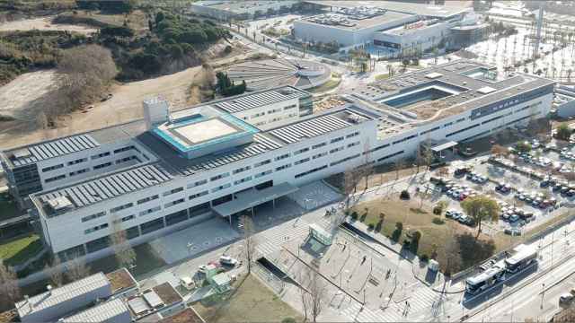 Imagen aérea del Hospital de Mataró, pieza central del Consorci Sanitari del Maresme