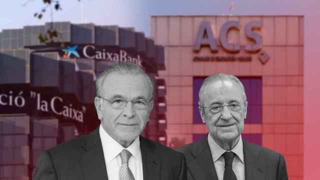 El presidente de Criteria, Isidro Fainé, y el de ACS, Florentino Pérez