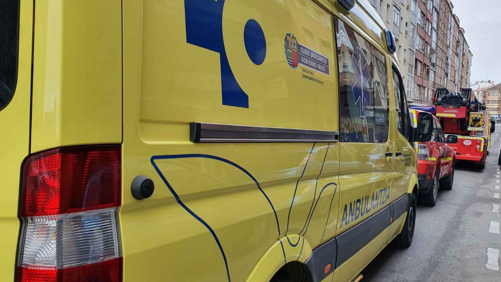 Una ambulancias de Grup La Pau en Euskadi
