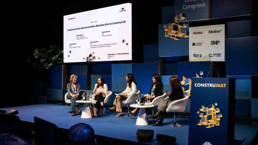 Imagen de la ponencia ‘La Presencia de la mujer en ámbitos directivos en la construcción’, en Fira de Barcelona