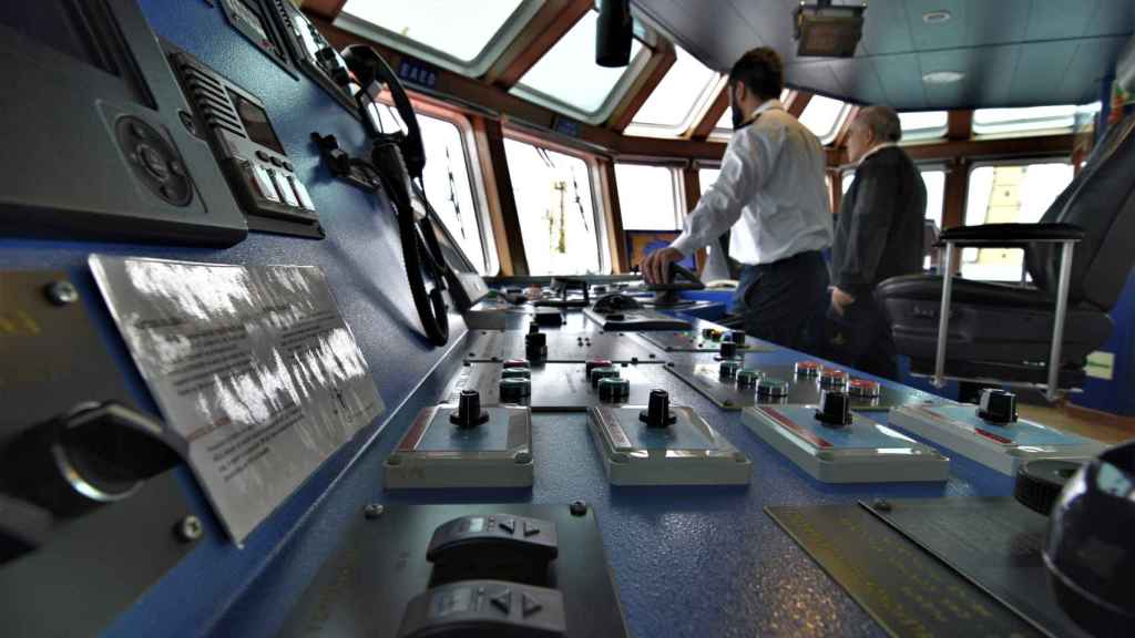 Puente de mando desde donde se controla la navegación del barco